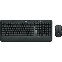 TECLADO-MOUSE COMBO LOGITECH MK540 NEGRO ADVANCED WIRELESS USB UNIFYING PLUG AND PLAY