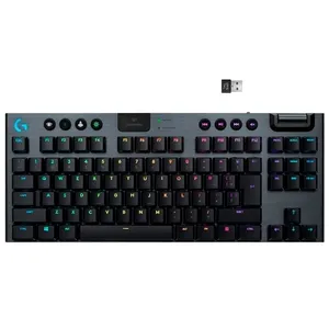 TECLADO LOGITECH GAMING G915 TKL NEGRO GL TACTIL MECANICO WIRELESS LIGHTSPEED BT LIGHTSYNC