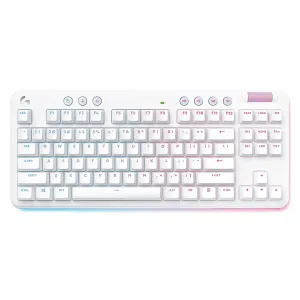 TECLADO LOGITECH G715 AURORA GAMING TACTILE WIRELESS LIGHTSPEED RGB LED TYPE-C WHITE
