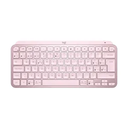 TECLADO LOGITECH MX KEYS MINI INALAMBRICO RF WIRELESS/BLUETOOTH ROSA