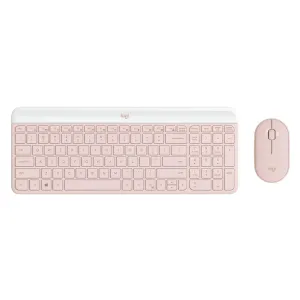 TECLADO LOGITECH MK-470 SLIM WIRELESS AND MOUSE COMBO USB ROSE