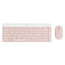 TECLADO LOGITECH MK-470 SLIM WIRELESS AND MOUSE COMBO USB ROSE