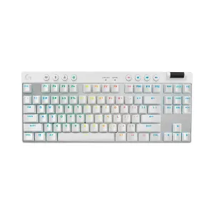 TECLADO LOGITECH G PRO X GAMING LIGHTSPEED RGB WIRELESS USB WHITE
