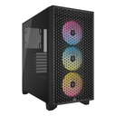 CASE CORSAIR ATX 3000D RGB AIRFLOW TEMPERED GLAS  MID-TOWER CASE N-PS 3VEN NEGRO