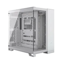 CASE CORSAIR ATX 6500X DUAL-CHAMBER TEMPERED GLAS 2TYPE-C 5USB3.2 AUDIO MID-TOWER WHITE