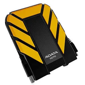 DISCO DURO EXTERNO ADATA 1TB HD710 USB 3.0 ANTISHOCK WATERRESIST AMARILLO