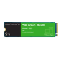 SOLID STATE DRIVE WESTERN DIGITAL 2TB M.2 SN350 PCIE 2280 3D NAND 3200MB-S GREEN