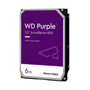 DISCO DURO WESTERN DIGITAL INTERNO 6TB 5400RPM 3.5INC. 24-7 VIDEO VIGILANCIA PURPLE