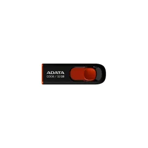 FLASH MEMORY ADATA 32GB-AC008-32G-RKD NEGRO-ROJO