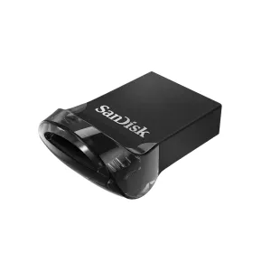 FLASH MEMORY SANDISK 32GB ULTRA FIT USB 3.1 HASTA 130MBS NEGRO