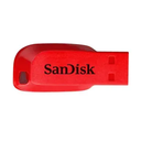 FLASH MEMORY SANDISK 32GB CRUZER BLADE USB ROJO