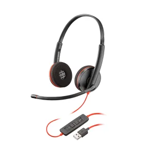 Headset hp Estéreo USB-A Poly Blackwire 3220 Black