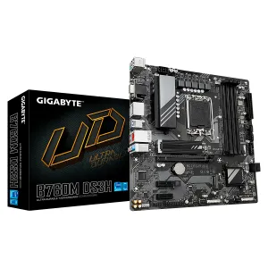 MBO GIGABYTE B760M DS3H 13VA LGA1700 DDR5 D-SUB 2DP HDMI M.2 USB3.2 PCIE4.0 MATX