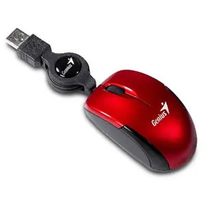 MOUSE GENIUS MICRO TRAVELLER USB RUBY