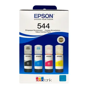 KIT BOTELLAS EPSON T544 4 COLORES BLACK-CYAN-MAGENTA-YELLOW