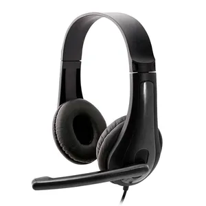 HEADSET ARGOM ARG-HS-0078 CON MICROFONO NEGRO USB 2.0