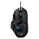 MOUSE LOGITECH GAMING G502 NEGRO HERO 16K G-HUB PESO AJUSTABLE RGB LIGHTSYNC USB ALAMBRICO