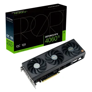 VIDEO ASUS GEOFORCE RTX-4060TI OC 16GB GDDR6 128BITS HDMI 3DP 3VENT. PCI EXP. 4.0
