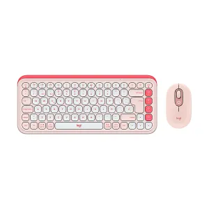 TECLADO LOGITECH COMBO POP ICON INAL ROSE
