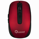 MOUSE QUASAD QM-850 LD WIRELESS RECARGABLE USB RED