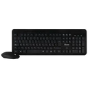 COMBO TECLADO-MOUSE RECARGABLE MULT. QUASAD QC-4583G WIRELESS NEGRO