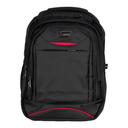 MOCHILA NOTEBOOK QUASAD Q-20002 NYLON 15.6INC. NEGRO-ROJO