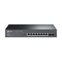 SWITCH INTELIGENTE TPLINK GIGABIT DE 10PUERTOS JetStreem 8P PoE Plus 2P SFP Omada SDN