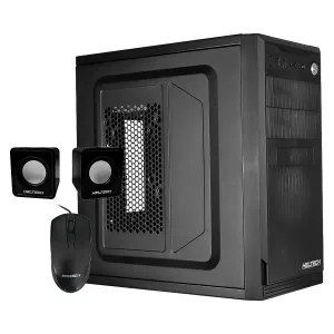 CASE HELTECH SX-5852 MID-TOWER FUENTE DE PODER PARLANTES MOUSE NEGRO