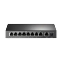 SWITCH TPLINK TL-SF1009P 9PORT 10-100MBPS DESKTOP POE Plus No-Administrable Negro