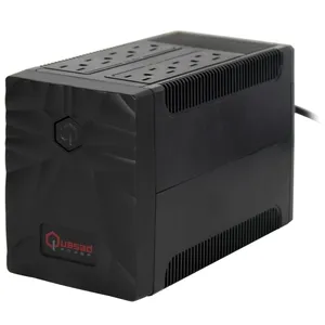 UPS QUASAD 500VA 250W 8 OUTLETS 4UPS-4SURGE W-AVR I-342 LED-BUTTON