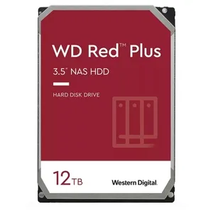 DISCO DURO WESTERN DIGITAL-INTERNO-ROJO PLUS NAS-12TB-7200RPM-CACHE 64MB-3.5INC.-24-7 RED
