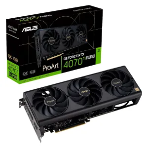 VIDEO ASUS ProArt GeForce RTX-4070 16G TI SUPER OC GDDR6X 256BITS HDMI 3DP 3VENT PCI EXP. 4.0