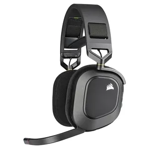 HEADSET AUDIFONOS CORSAIR HS80 WIRELESS PREMIUM GAMING HEADSET WITH SPATIAL AUDIO CARBON
