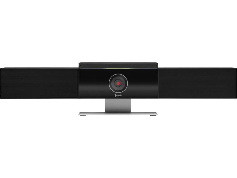 Poly Studio – Barra de sonido para vídeo –2160 p, 4K UHD (3840 x 2160) Certificado por Zoom, Certificado para Equipos de Microsoft – negro – Audio y Video – Parlantes / Bocinas / Cornetas – 842D4AA#ABM
