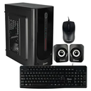 CASE QUASAD C3155 2USB3.0 USB2.0 24-4 PINES 2SATA 2USB3.0 1USB2.0 TECL. MOU. PAR. FP NEGRO