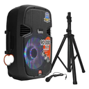 PARLANTE ES-2 GAD EPIC 15-LED RGB 15Pulg. MIC. CABLE PEDESTAL 90000W NEGRO