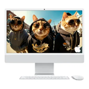 COP. APPLE IMAC  AIO M4 16GB 512GB-SSD 24INCH BT WIFI CAM. IOS SILVER