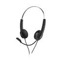 HEADSET GENIUS HS-220U DIADEMA ULTRA-LIVIANO USB NEGRO