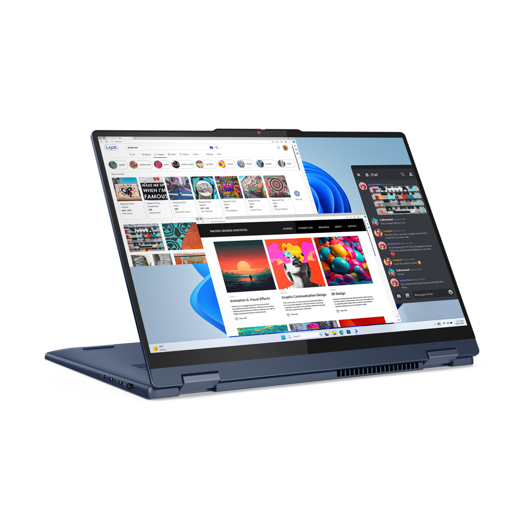 Lenovo 83DU001KUS  2-in-1 Computer, Intel® Core 7-150U, 16GB RAM Memory, 1TB Solid State Drive, 16&quot; Touchscreen IPS LCD WUXGA (1920 x 1200) 300-Nits Screen, Lenovo Digital Pen included, Windows 11