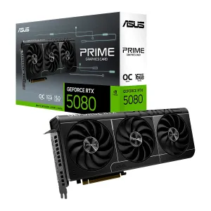VIDEO ASUS PRIME GeForce RTX-5080 OC EDITION 16GB GDDR7 256BIT HDMI 3DP 3Vent PCIe 5.0