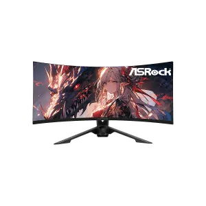 MONITOR ASROCK PG34QRT3A CURVED PHANTOM GAMING 34Inch 3440x1440-180Hz  2HDMI 2DP Black