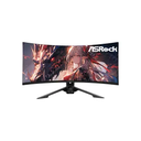 MONITOR ASROCK PG34QRT3A CURVED PHANTOM GAMING 34Inch 3440x1440-180Hz  2HDMI 2DP Black