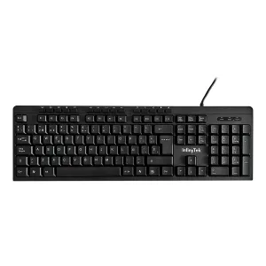 TECLADO INFINYTEK MULTIMEDIA WIRED USB BLACK