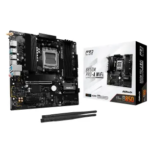MBO ASROCK B850M Pro-A WiFi AM5 2DDR5 HDMI DP USB3.2 4M.2 PCIe5.0 Micro-ATX