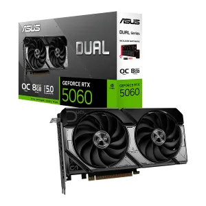 VIDEO ASUS Dual RTX-5060 OC EDITION 8GB GDDR7 HDMI DP 2VENT. PCI-Exp.5.0