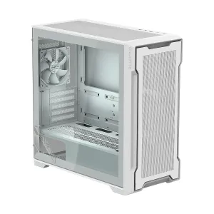 CASE GIGABYTE C102 GLASS ICE Mid-Tower  2USB3.0 9VEN Steel MBO-MiniITX MicroATX White