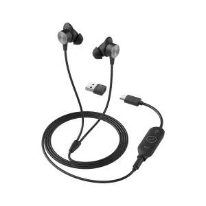 AUDIFONO LOGITECH Zone WIRED WITH Noise Cancelling Grafito