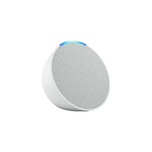 PARLANTE AMAZON ECHO POP SMART AND COMPACT  CON SHARP SOUND AND ALEXA GLACIER WHITE