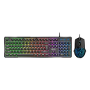 TECLADO - MOUSE GENIUS Wired Gaming Scorpion KM-GX3 2400dpi USB RGB Black