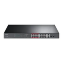 SWITCH TP-LINK TL-SL1218MP No Gestionable PoE 16Port 10-100Mbps 2P-SFFP Gigabit